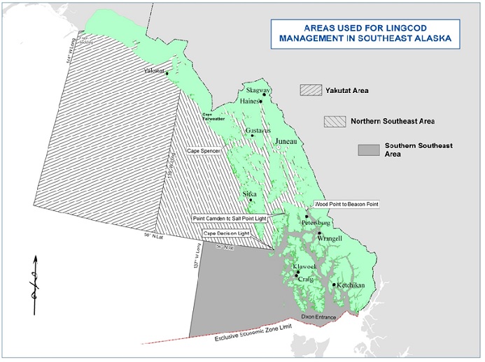 SOUTHEAST ALASKA 2017 LINGCOD SPORT FISHING REGULATIONS SET FOR THE SOUTHERN SOUTHEAST ALASKA AREA